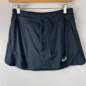 Asics Black Active Tennis Mini Skort Small